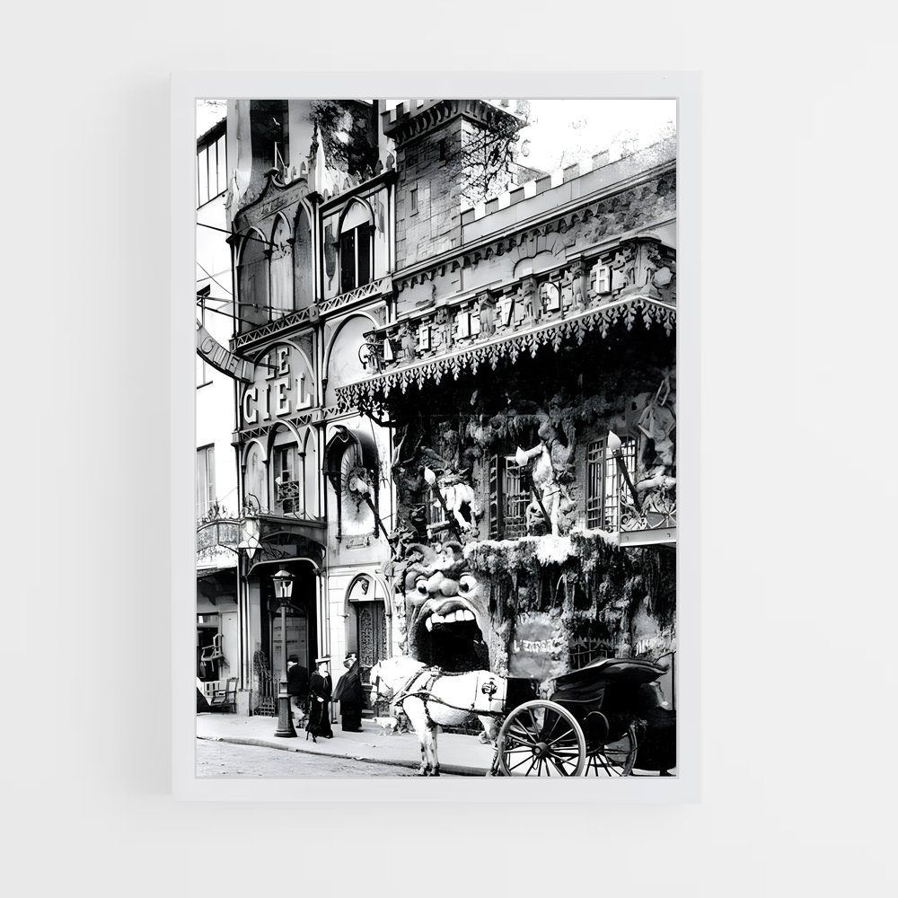 Poster La Calèche Parisienne – affiche Jeux Olympiques (vue 3)